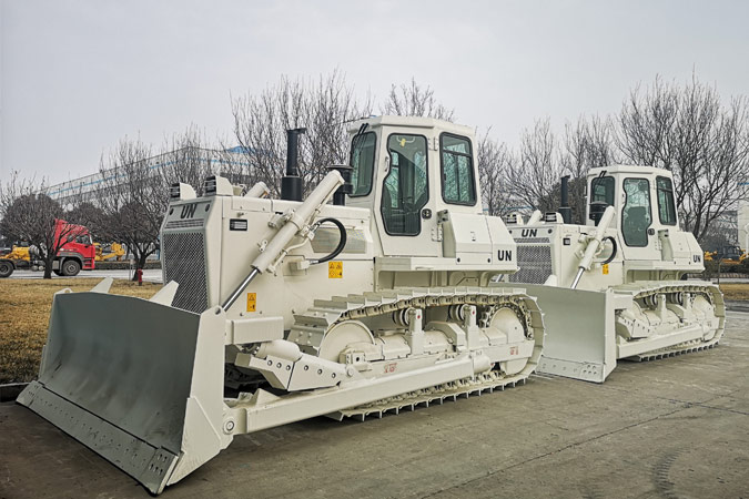 世界有我，山推助力聯(lián)合國(guó)維和任務(wù)。